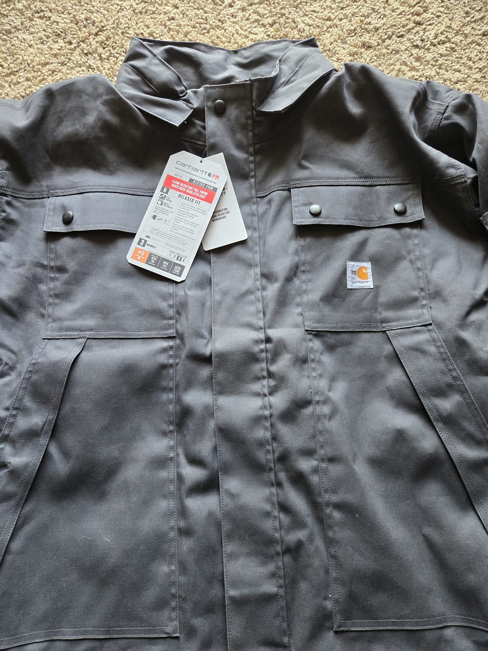Carhartt Men's Sz 3XL FR Flame Resistant Full Swing Insulated Jacket - Picture 2 of 13